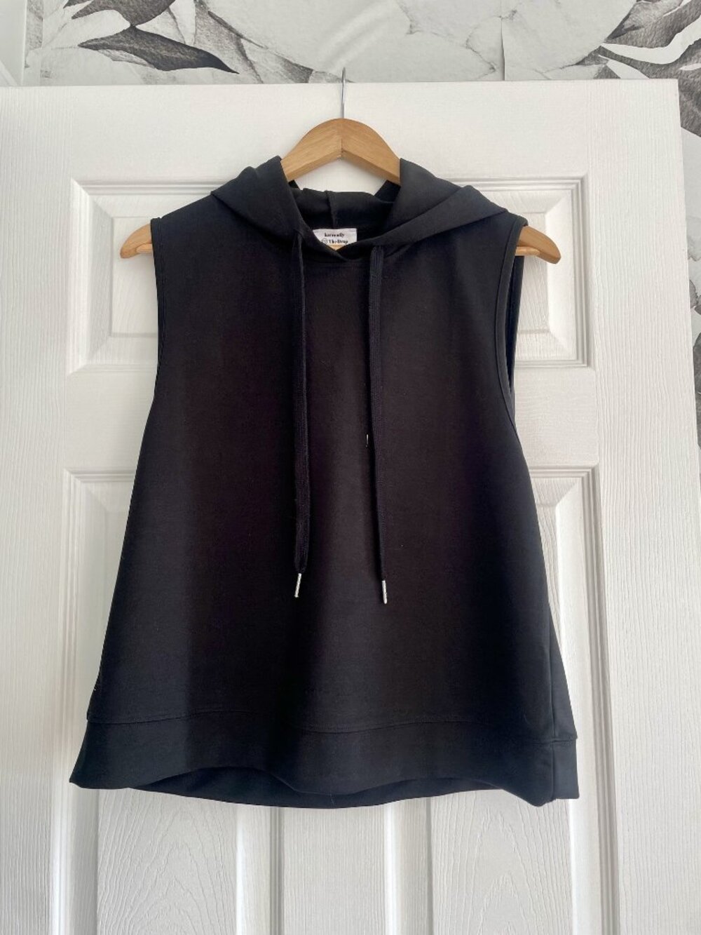 Amazon The Drop x Kerrently Minimalist Sleeveless Black Hoodie